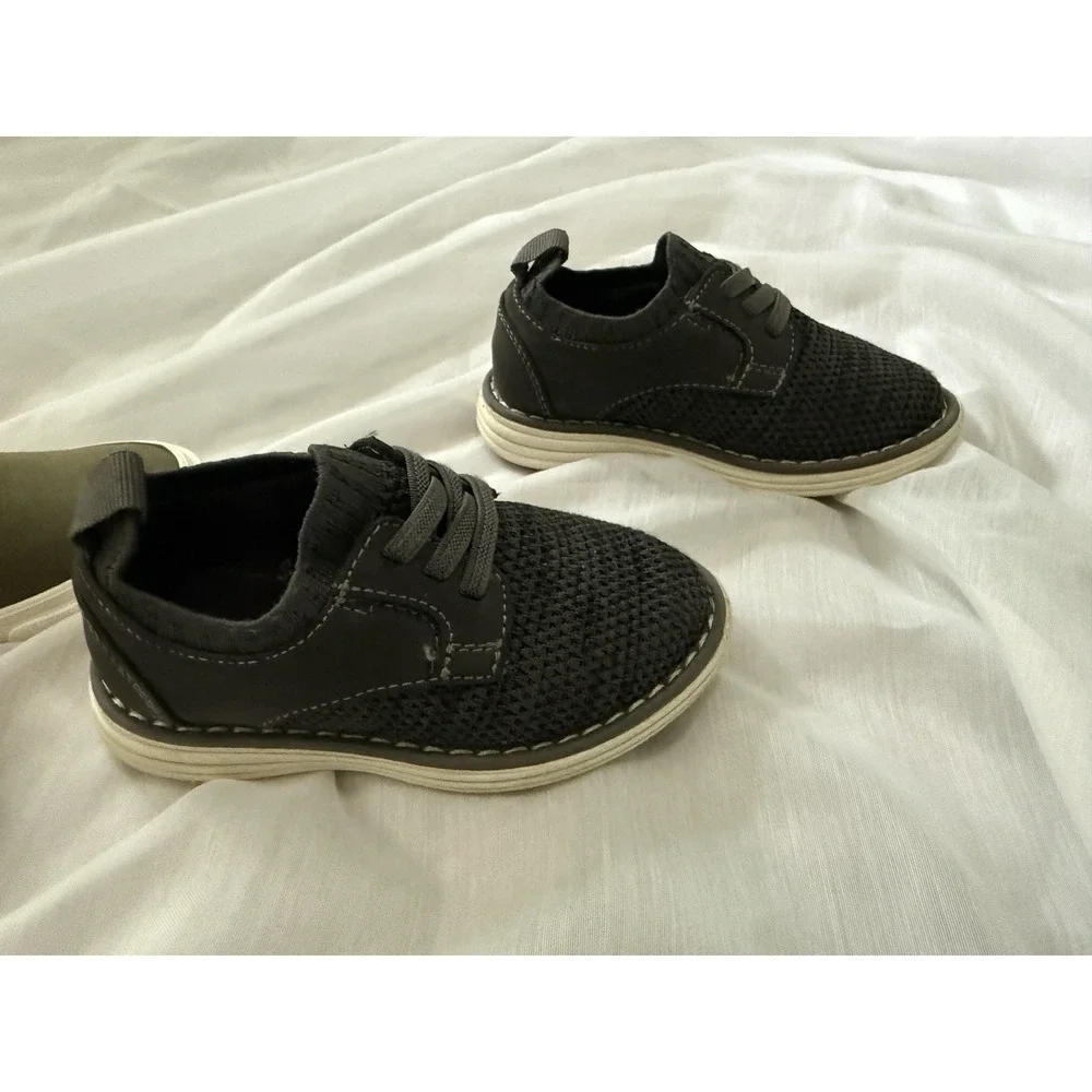 Lot Of 2 Pairs Toddler Size 7 And 8 Boy Shoes Sneakers Old‎ Navy Cat Jack Sherpa